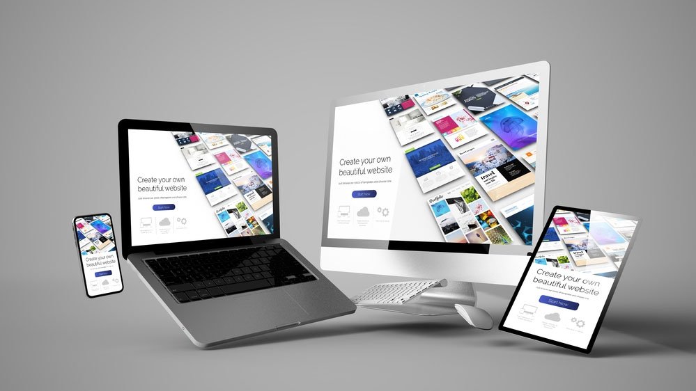 Website Design that's stunning, intuitive, and built to convert. — TurtlTech UI/UX overview illustration